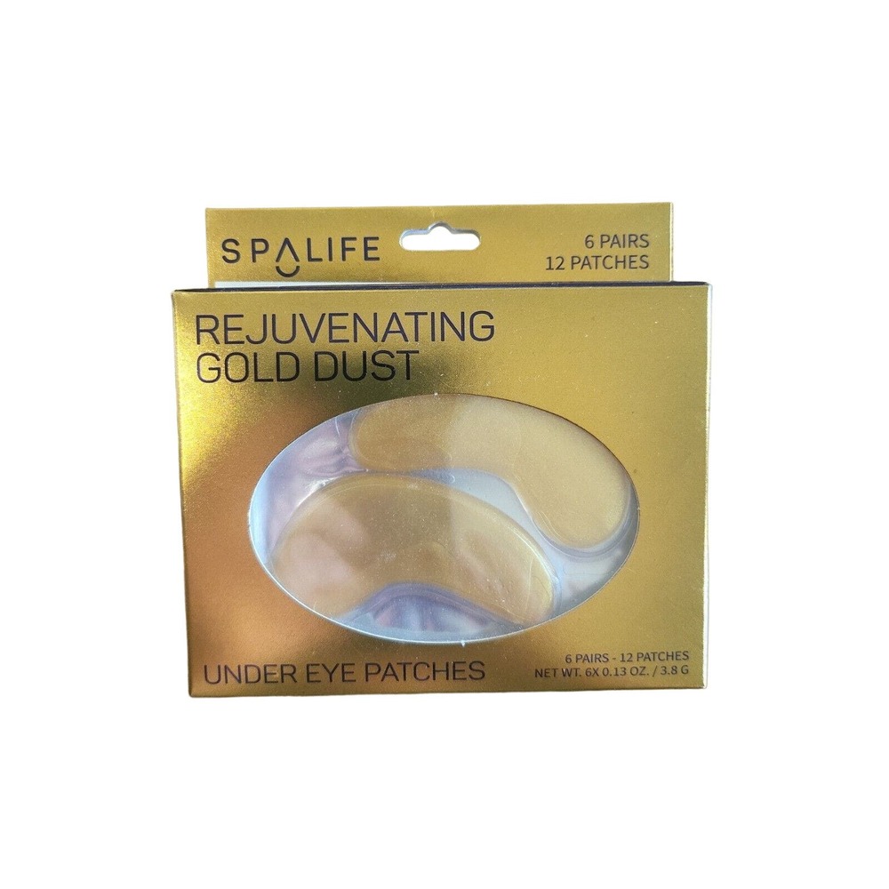 SpaLife Rejuvenating Good Dust Under Eye Patches Treatments 6 Pairs 12 Patches